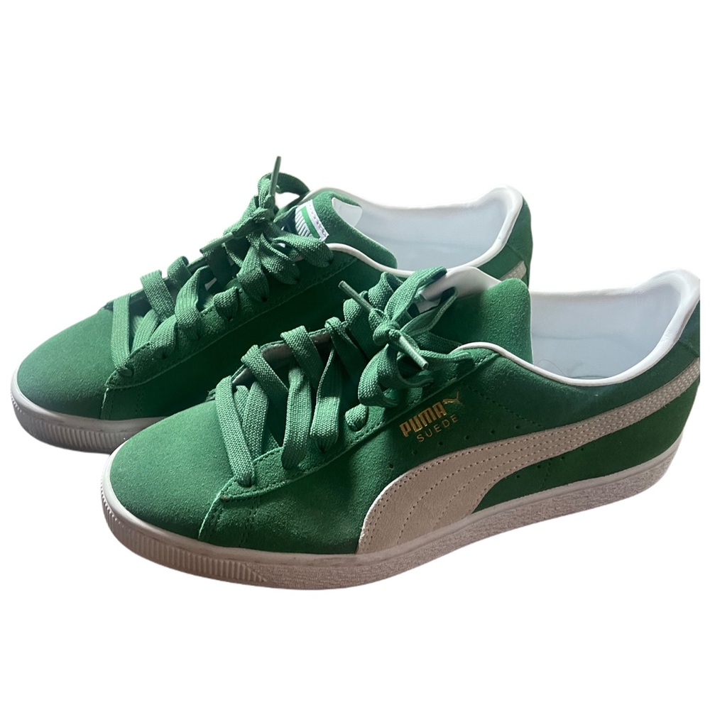 Puma Vine/White Suede Sneakers Men’s Size 9.5